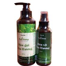 Bộ dầu gội trị rụng tóc, mọc tóc Thu Hương (Dầu gội 240ml + xịt 140ml)