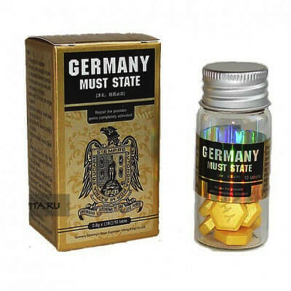 Thuốc cường dương Germany Must State 10 viên