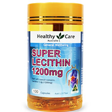 Mầm Đậu Nành Super Lecithin 1200mg Healthy Care 100 viên Úc