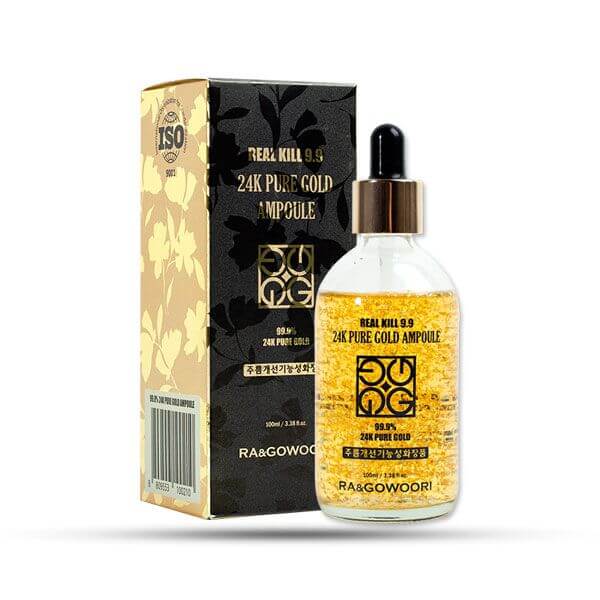 Tinh Chất Giúp Đẹp Da Chống Lão Hóa Vàng 24k Serum Real Kill 9.9 Ra&Gowoori 100ml Hàn Quốc