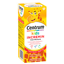 Siro cho trẻ biếng ăn Centrum Kids Incremin Iron Mixture 200ml Úc