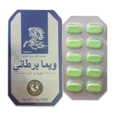 Ngựa Thái 7000mg - Thảo Dược Tăng Cường Cương Cứng Và Tăng Sinh Lý Nam 10 Viên