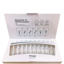 Tinh Chất Dưỡng Trắng Niacinamide 5.0 Whitening Ampoule 10mg 10 lọ x 2ml Hàn Quốc