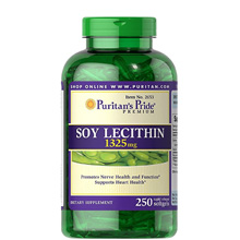 Viên uống Tinh chất mầm đậu nành Puritan's Pride Soy Lecithin 1325mg 250 viên của Mỹ