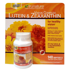 Viên uống bổ mắt Lutein Zeaxanthin Trunature 140 viên Mỹ