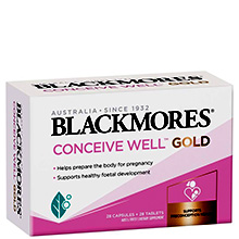 Viên uống Blackmores Conceive Well Gold 56 Viên của Úc - Tăng khả năng thụ thai