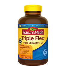 Viên Uống Bổ Xương Khớp Triple Flex Glucosamine Chondroitin MSM Nature Made 200 viên Mỹ