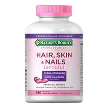 Viên uống Tóc Da Móng Hair Skin Nail Nature’s Bounty 250 viên Mỹ