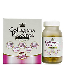 Viên uống trắng da Collagen Placenta 5 in 1 270 viên Nhật Bản