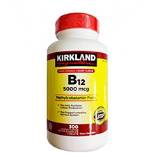 Viên uống bổ sung Vitamin B12 5000mcg Kirkland 300 viên của Mỹ